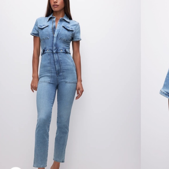 Good American fit for success denim jumpsuit - Picture 5 of 12